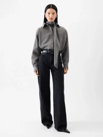 Szerokie spodnie jeansowe de-Nîmes Jeans oversize