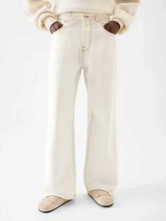 Szerokie spodnie jeansowe de-Nîmes Jeans oversize